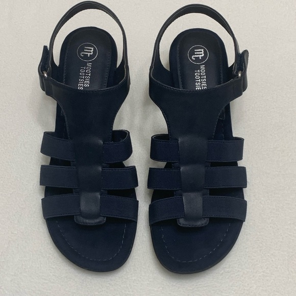 MOOTSIES TOOTSIES NASSAU OPEN FRONT SANDALS - SZ 7 1/2 - Picture 2 of 9